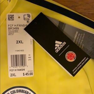 adidas Colombia’s Mens FIFA World Cup 2018 Jersey